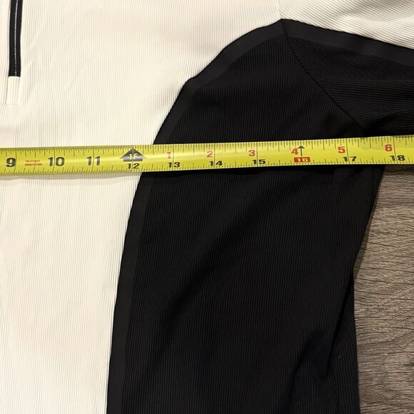 PXG Parsons Xtreme Golf Shirt Ribbed 1/4 Zip Polo Med Long Sleeve Colorblock Top - Picture 6 of 8